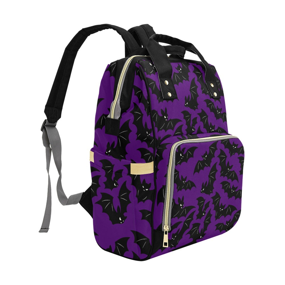 Purple Bats Backpack