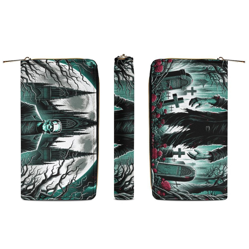 Vampire Castle Leather Wallet