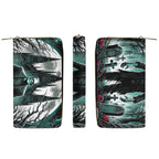 Frankenstein Castle Wallet front spine and back views