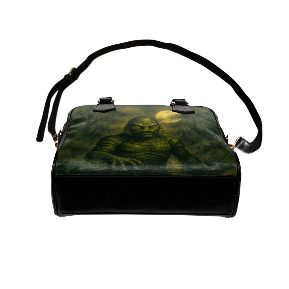 Black Lagoon Monster Shoulder Handbag