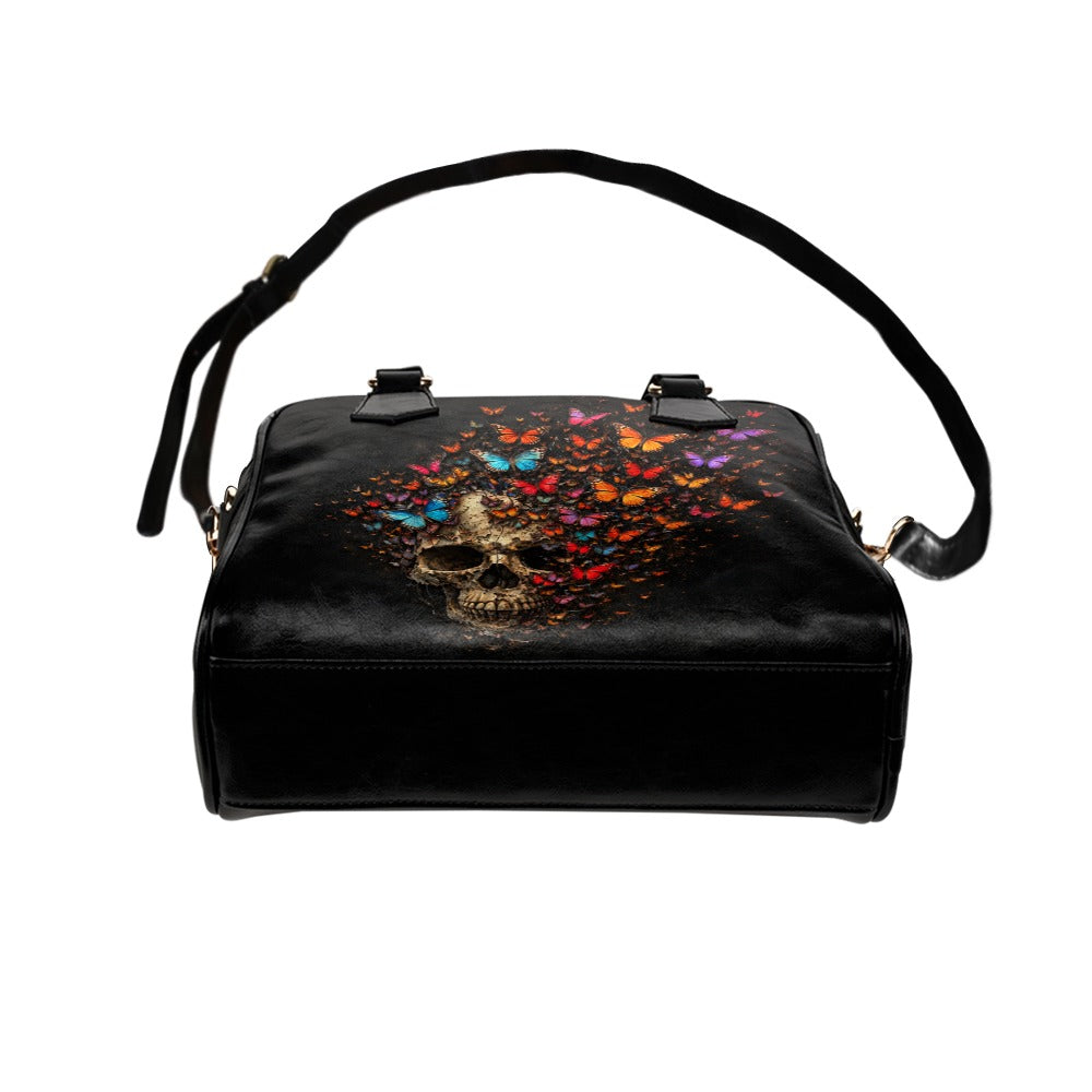 Skull Butterfly Shoulder Handbag