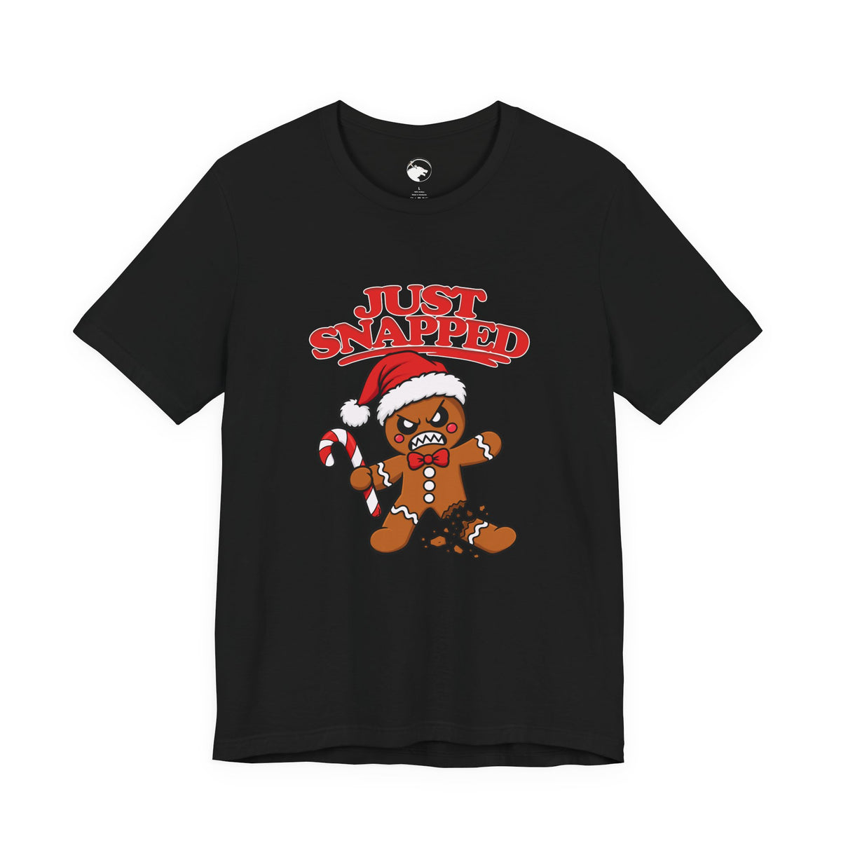 Just Snapped Gingerbread Shirt flat front view