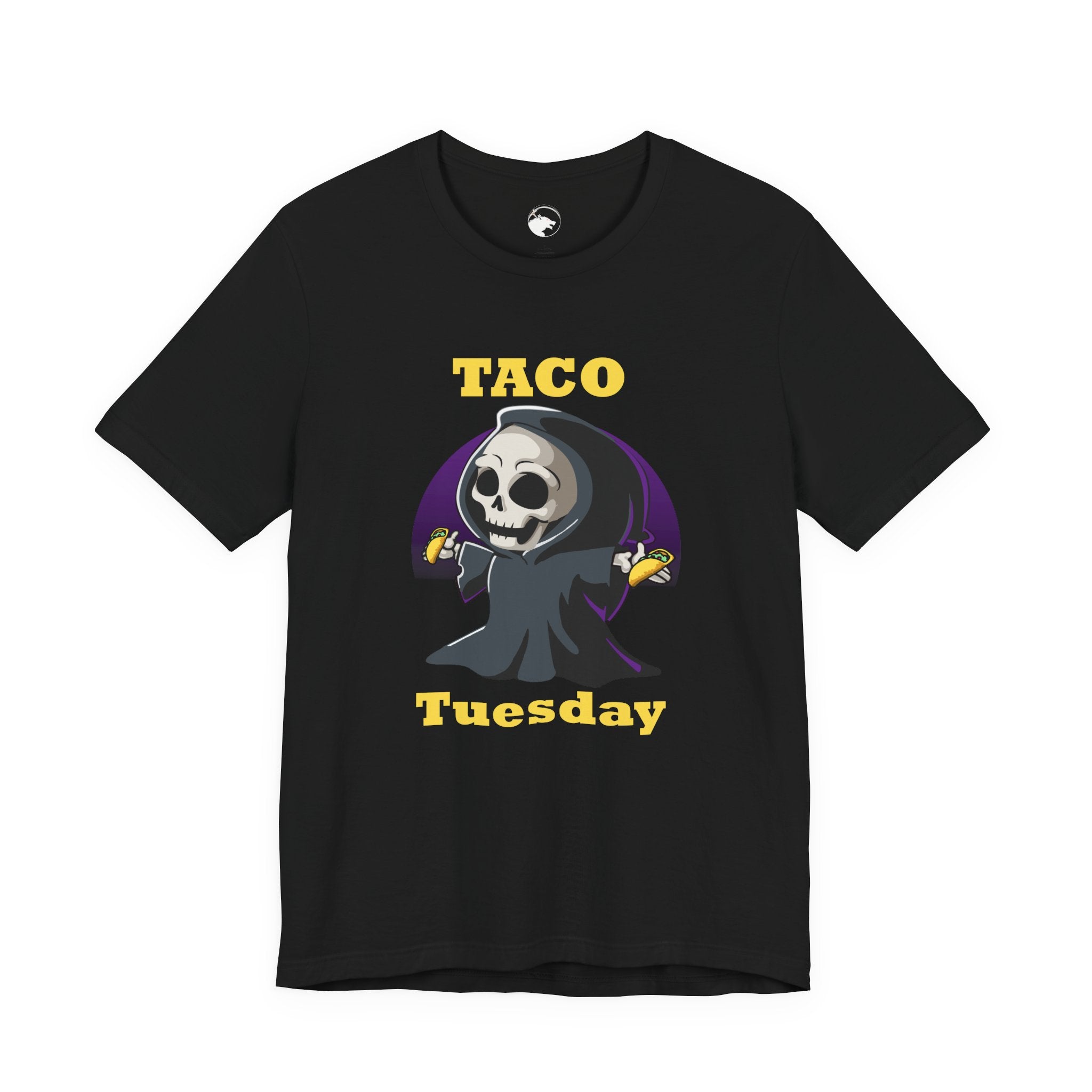 Taco Tuesday Tee  Cute Grim Reaper Holding Tacos Funny Food Lover Shirt