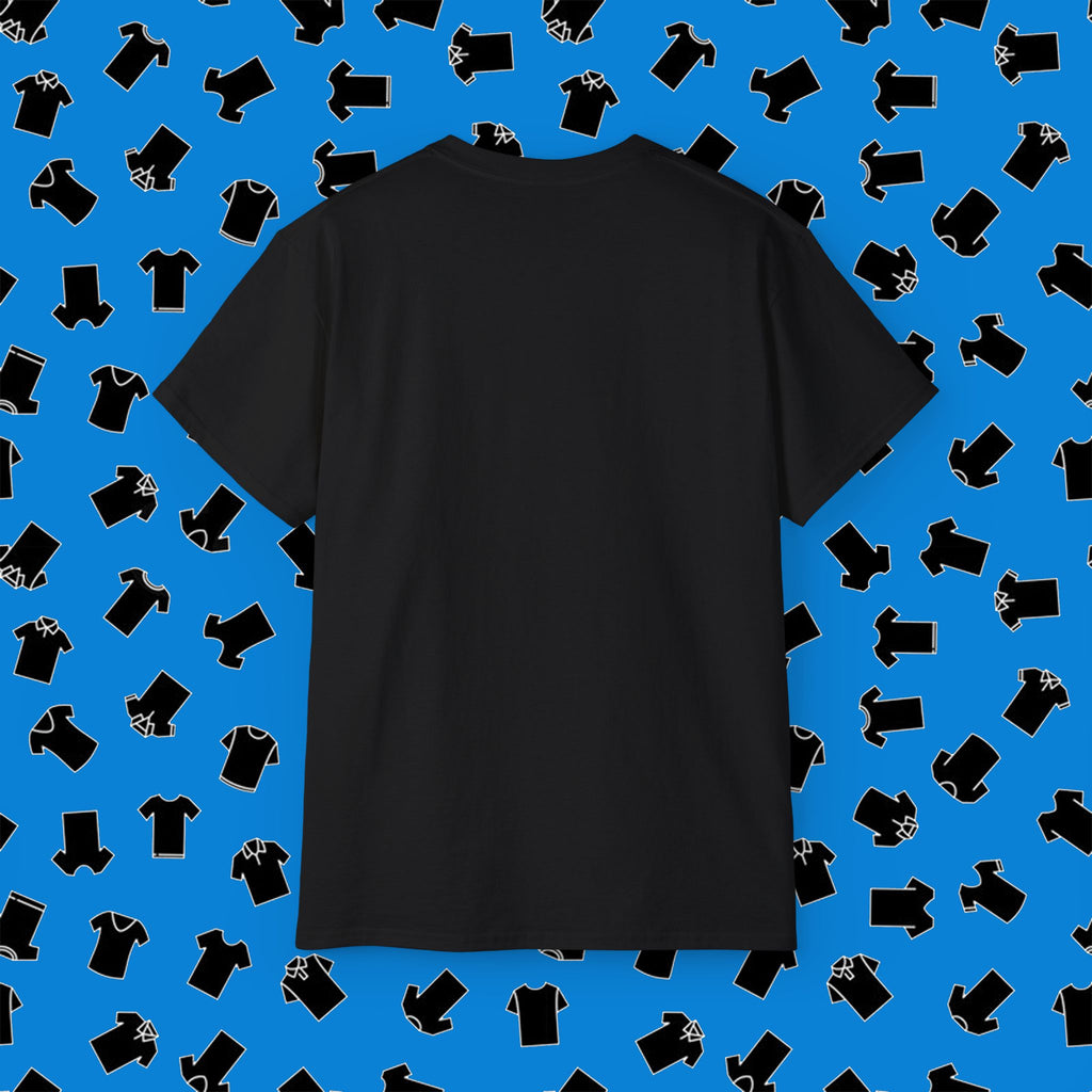 Coffee First T‑Shirt  Cute Dog Drinking Coffee Graphic Tee