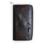 Black Crow Wallet exterior front view