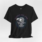 I Love My Job Grim Reaper Shirt plain back view