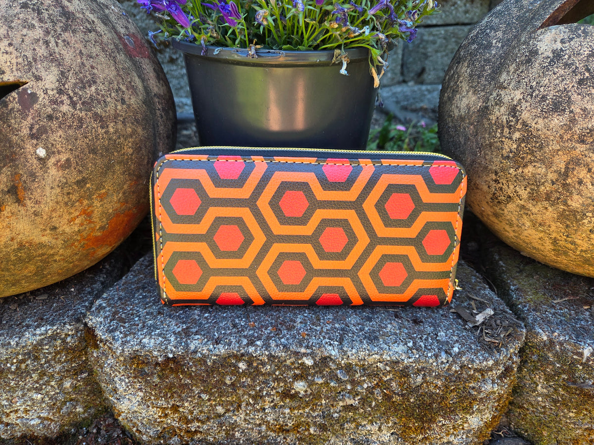 Haunted Hotel Carpet Wallet exterior front view outdoors