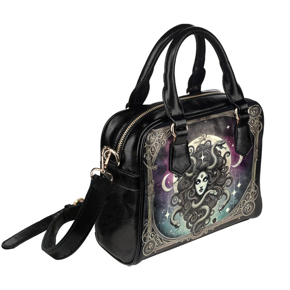 Female Gaze Art Shoulder Handbag
