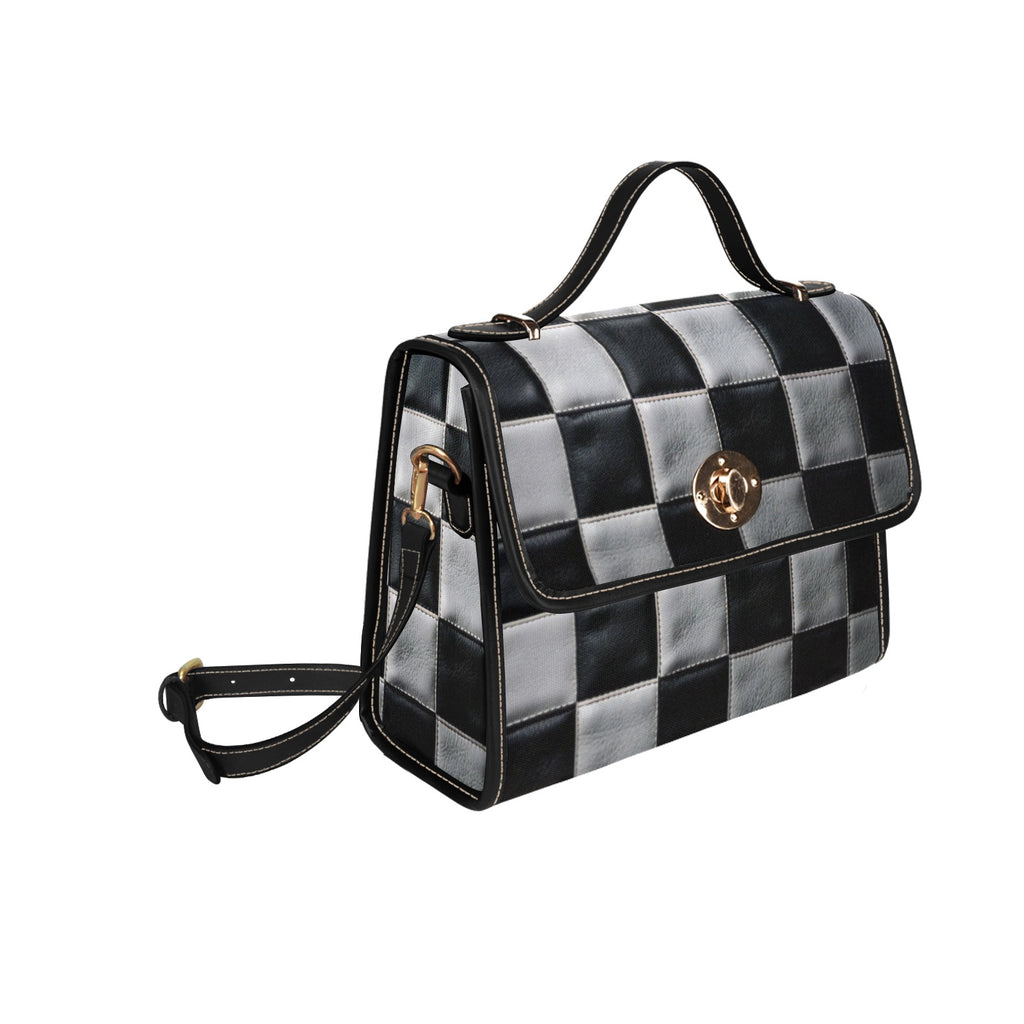 Checkerboard Canvas Bag
