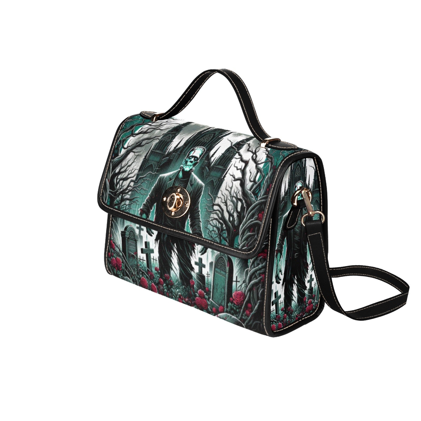 Frankenstein Grave Canvas Bag