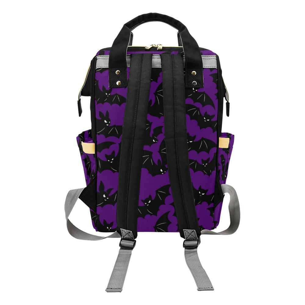 Purple Bats Backpack