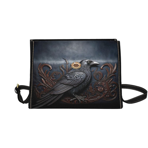 Black Crow Canvas Bag