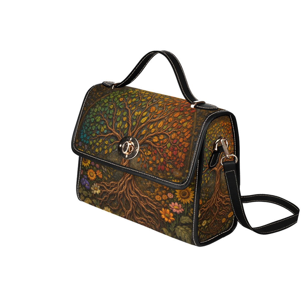 Colorful Tree of Life Canvas Bag