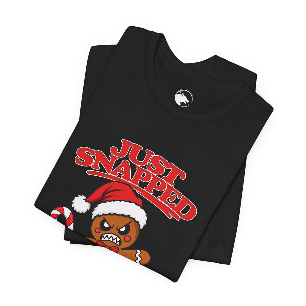 Just Snapped Gingerbread Shirt folded front view