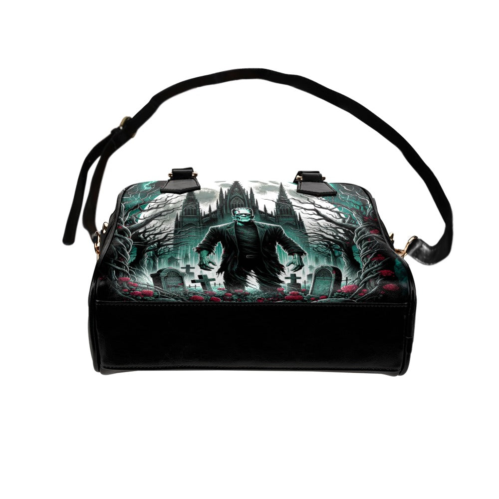 Frankenstein Grave Shoulder Handbag