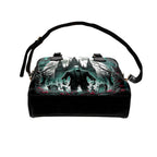 Frankenstein Grave Shoulder Handbag bottom view with shoulder strap