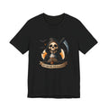 Halloween Grim Reaper Tee — "Just Waiting for Halloween" Graphic T‑Shirt