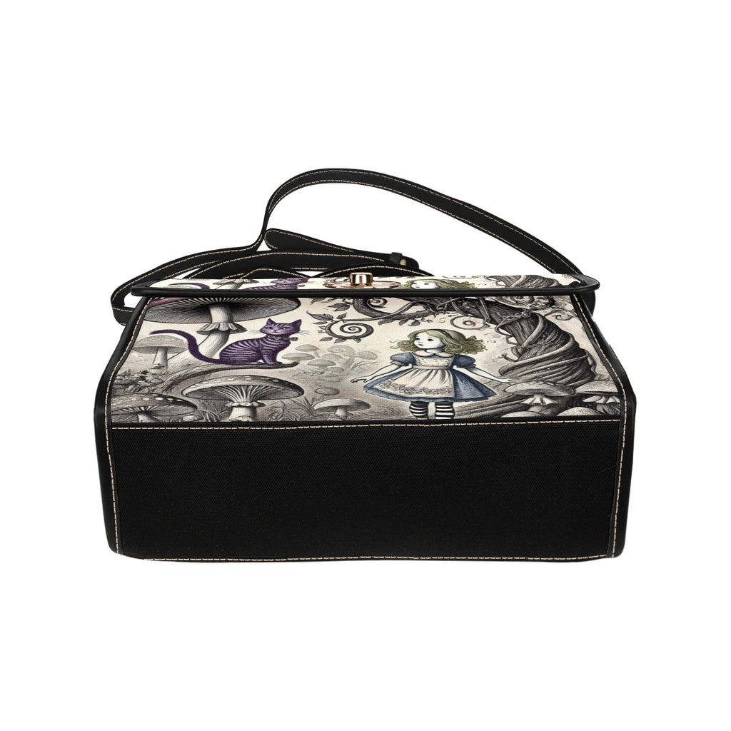 Alice & Cheshire Cat Canvas Bag