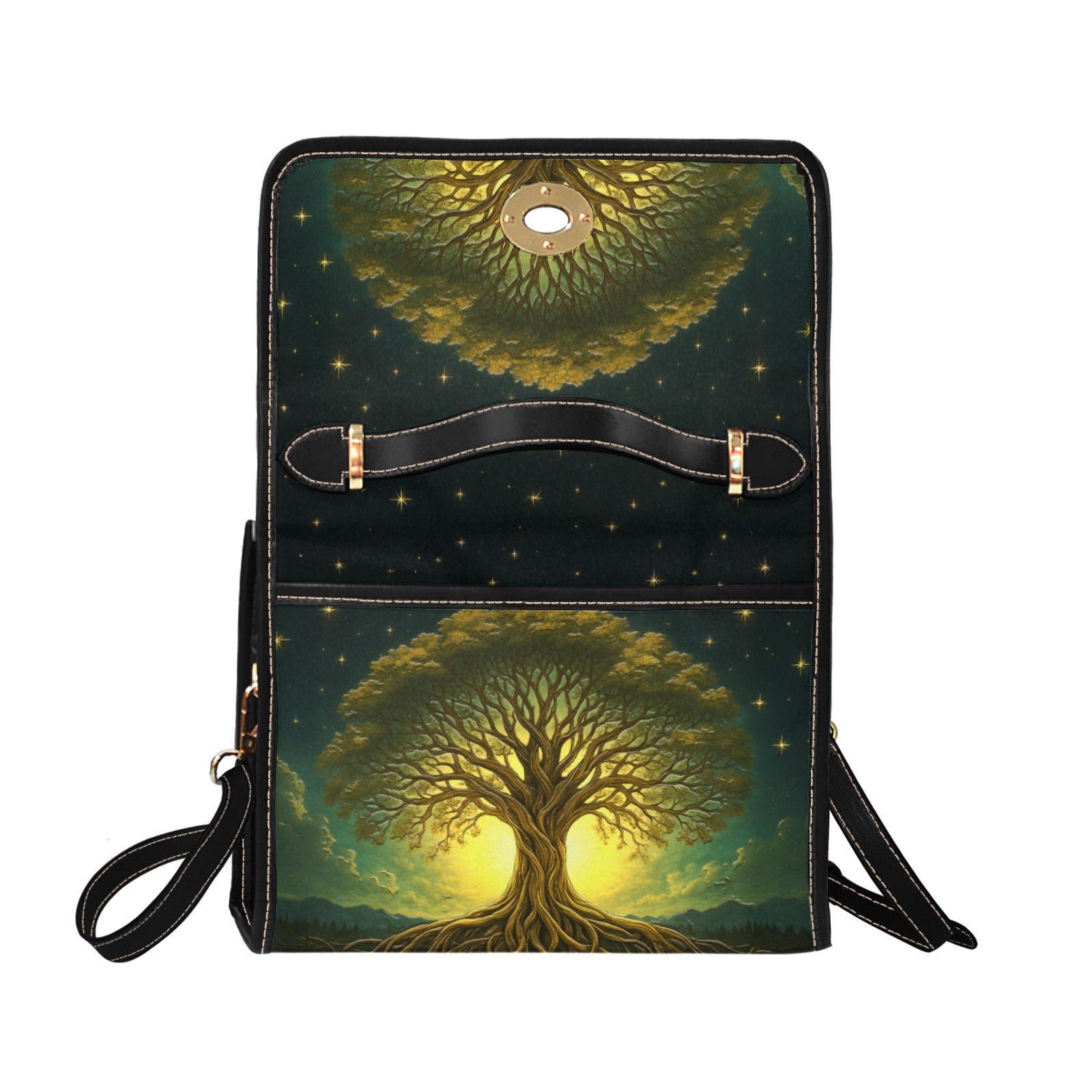 Mystical Tree of Life Canvas Bag