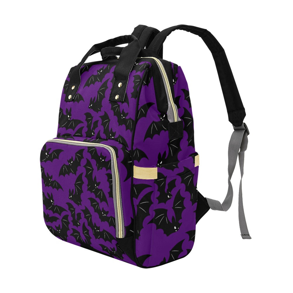 Purple Bats Backpack