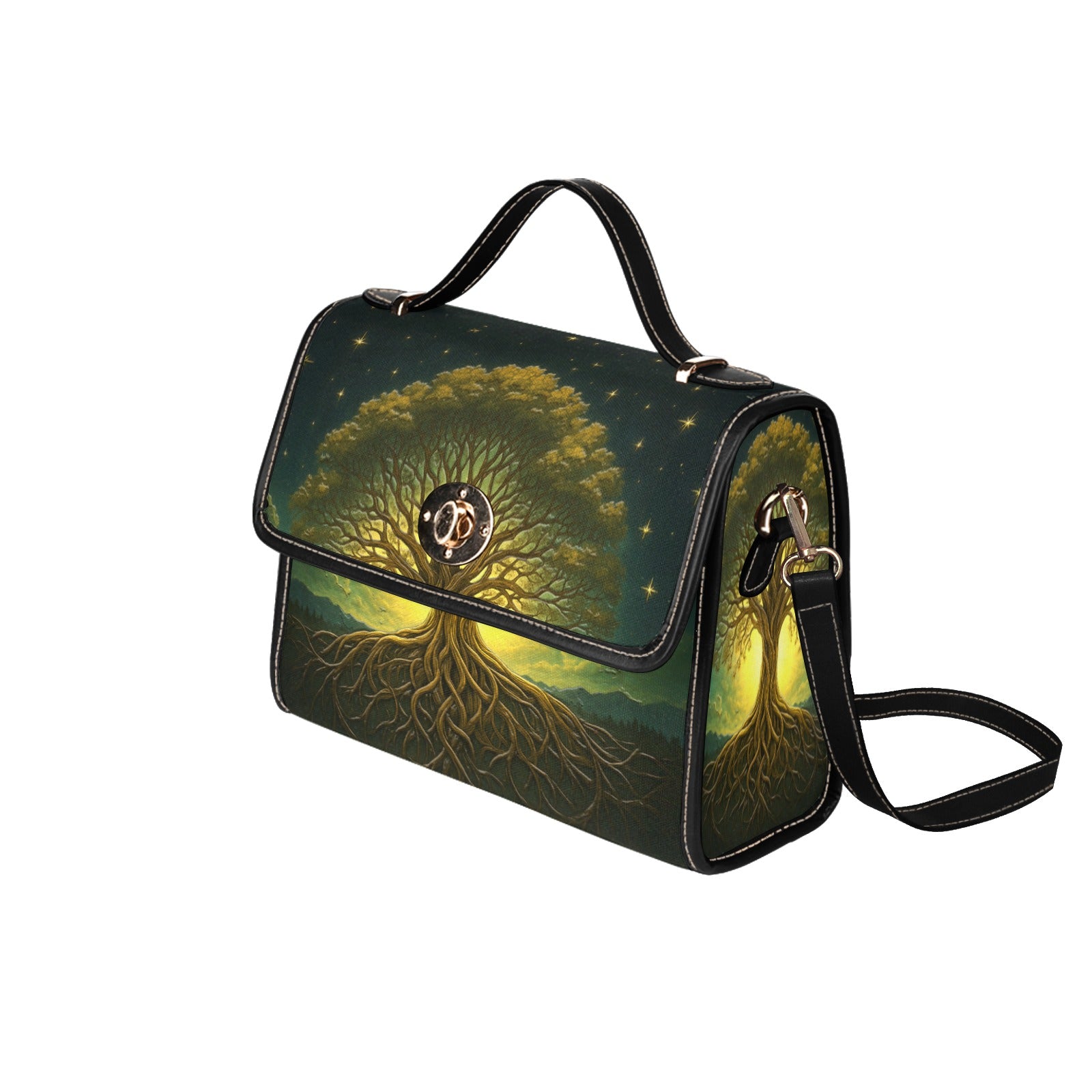 Mystical Tree of Life Canvas Bag