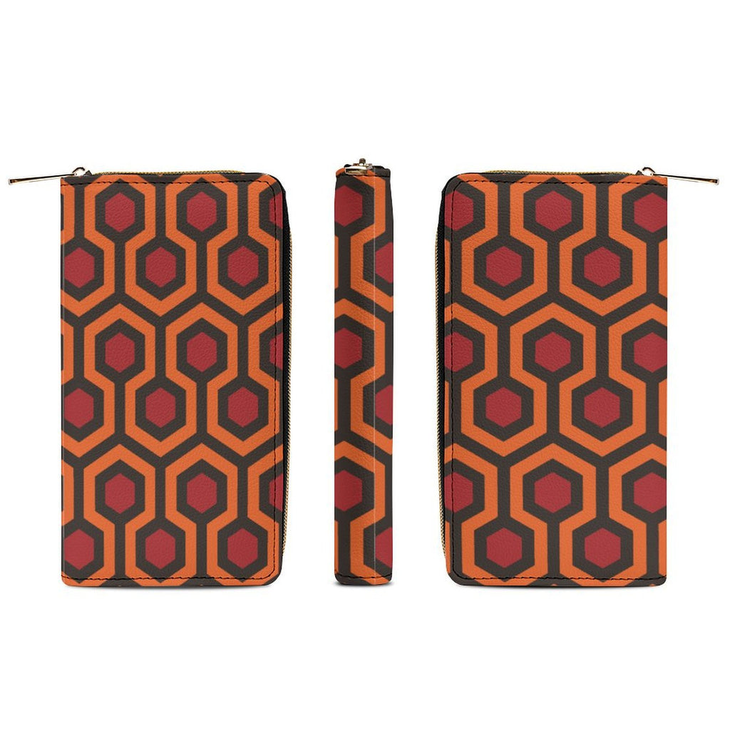 Haunted Hotel Carpet Leather Wallet