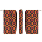 Haunted Hotel Carpet Wallet front spine and back views