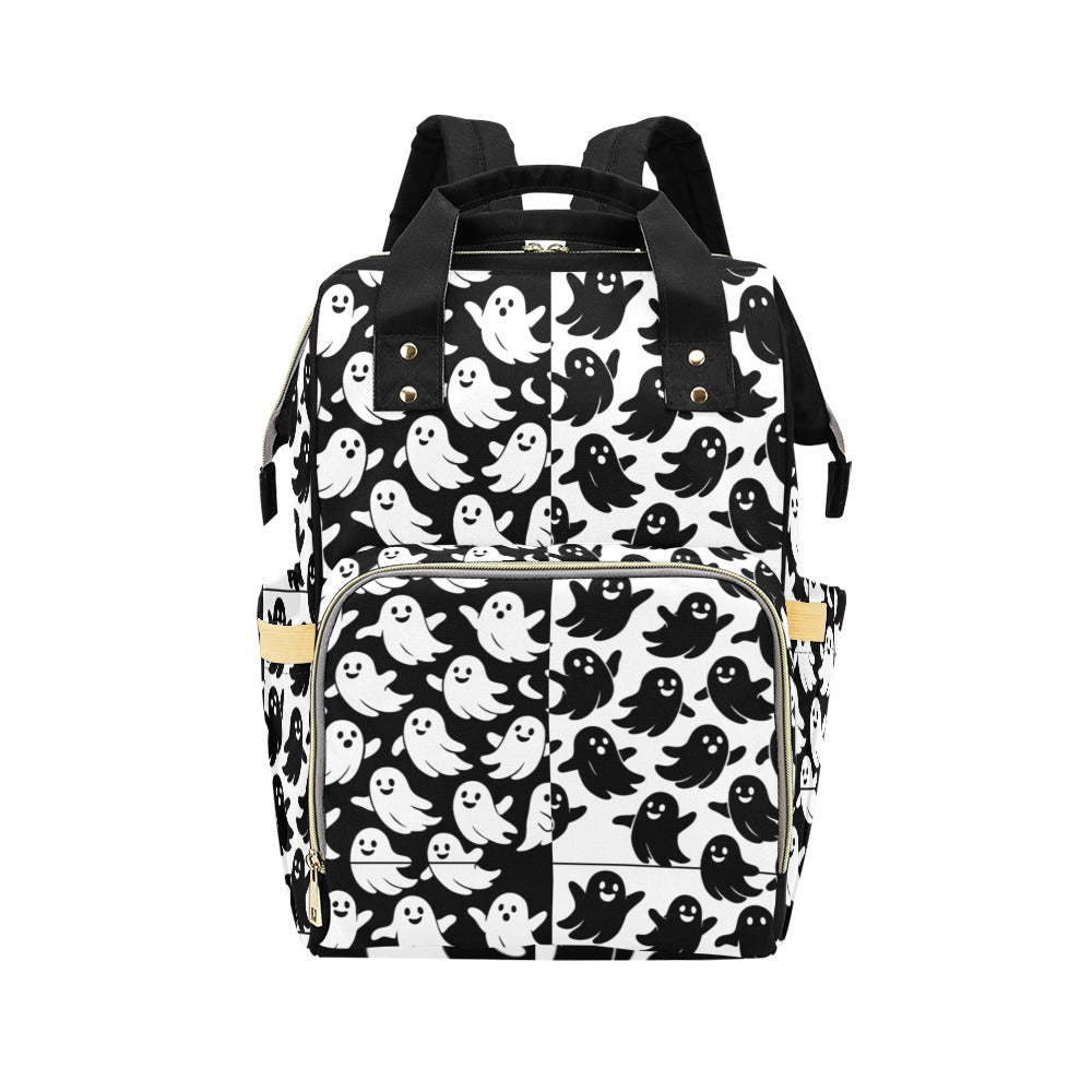 Black & White Ghost Backpack