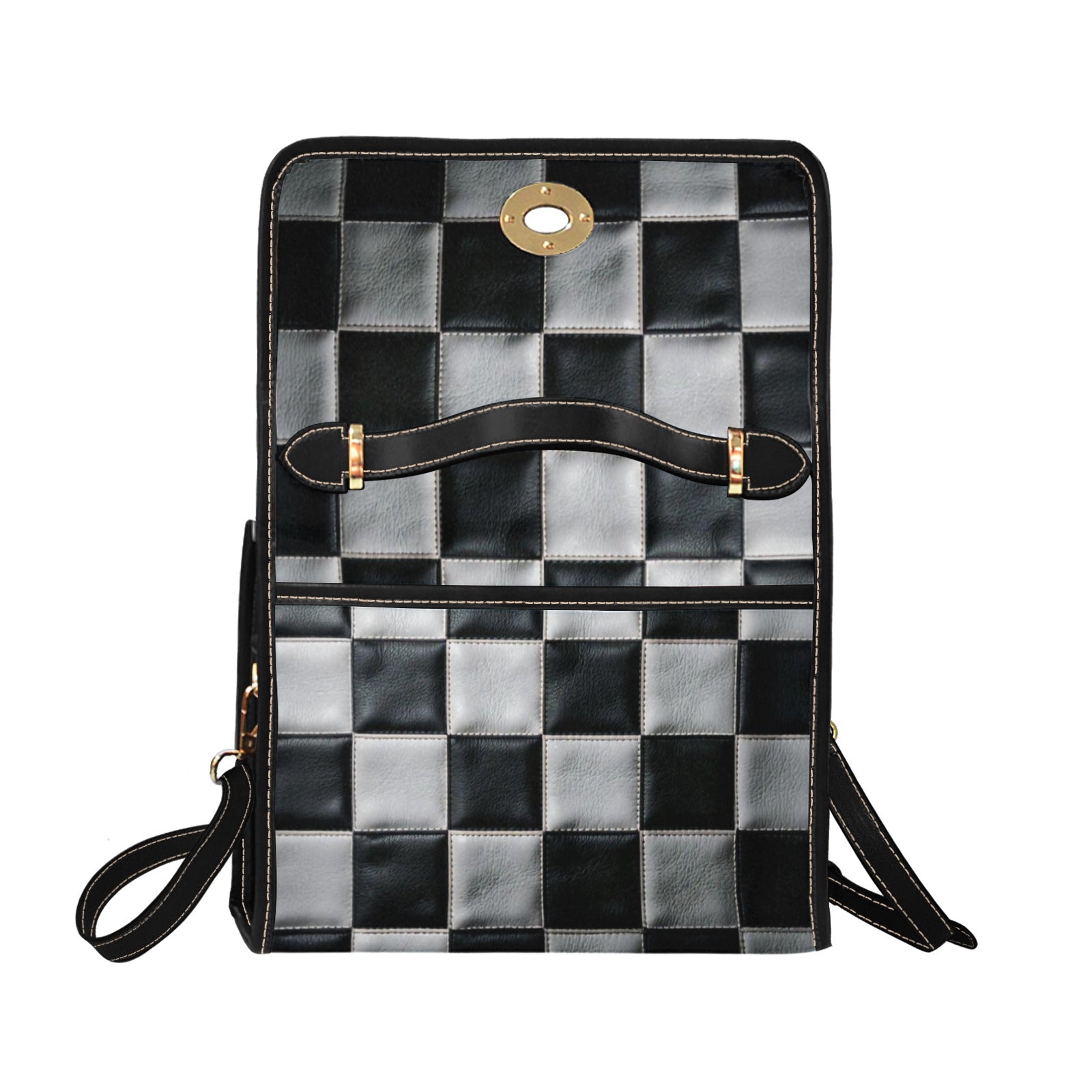 Checkerboard Canvas Bag