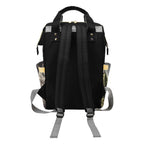 Peter Pan Shadowed Neverland Backpack back view with padded shoulder straps