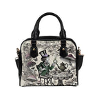 Mad Hatter Wonderland Shoulder Handbag alternate front view