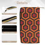Haunted Hotel Carpet Wallet zipper and material detail views