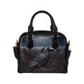 Black Crow Shoulder Handbag