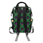 Room 237 Haunted Hotel Backpack back view with padded shoulder straps