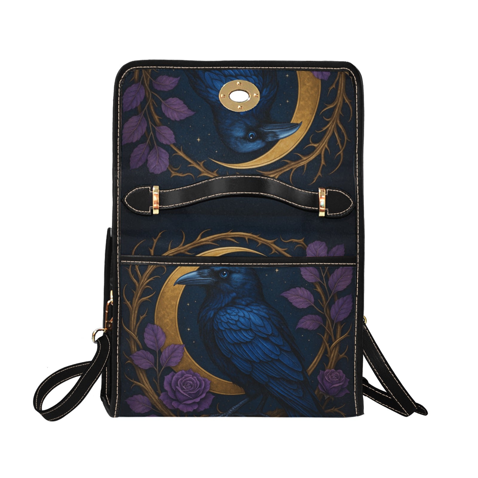 Crow & Moon Canvas Bag