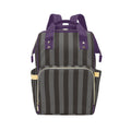 Purple Stripe Backpack