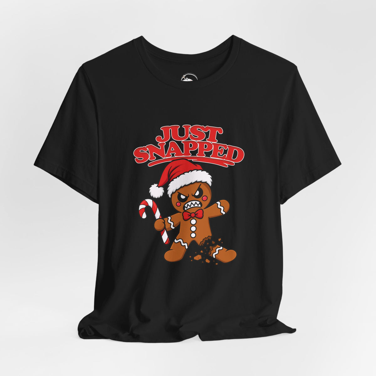 Just Snapped Gingerbread Shirt draped front view