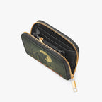 Moonlit Werewolf Bifold Zipper Wallet open interior view