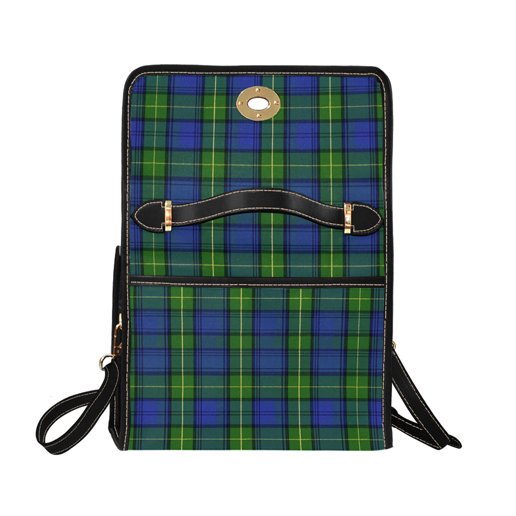 Blue Plaid Canvas Bag