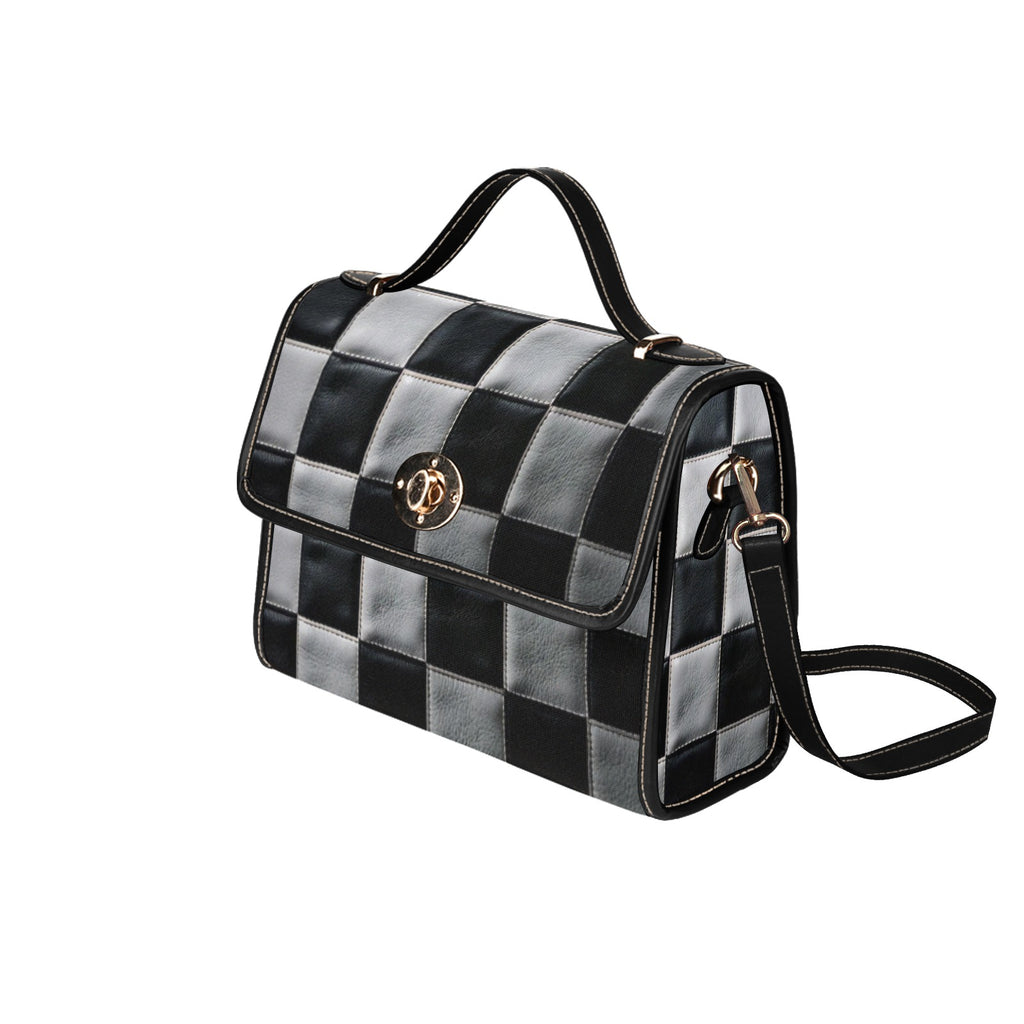 Checkerboard Canvas Bag