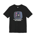 Funny Introvert T-Shirt  "It's Too People-y Outside" Window Cat Tee
