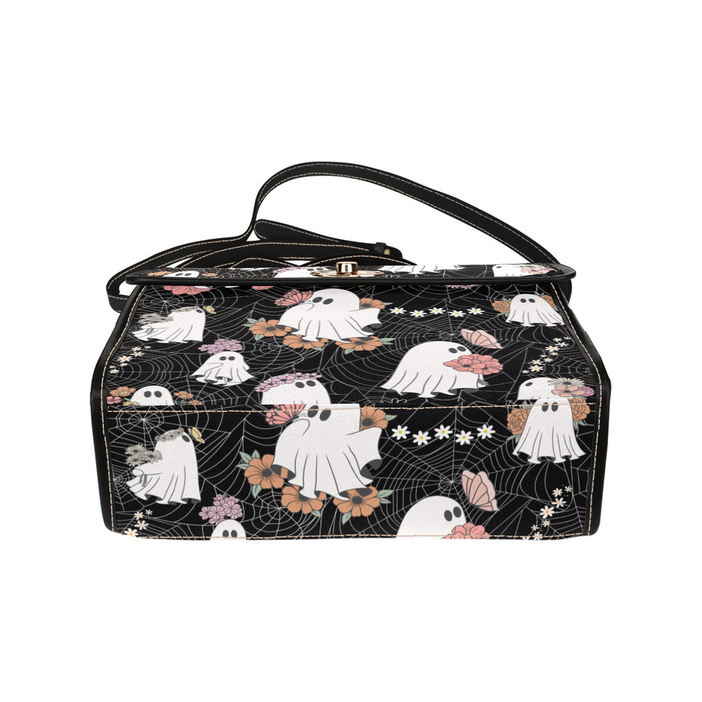Ghost & Spiderweb Canvas Bag