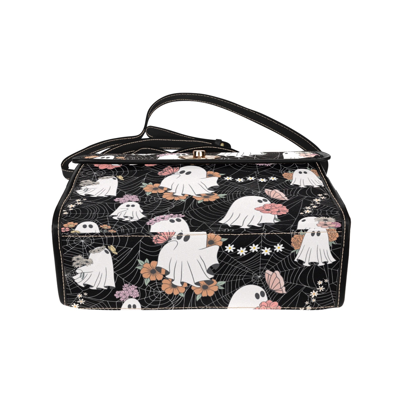 Ghost & Spiderweb Canvas Bag