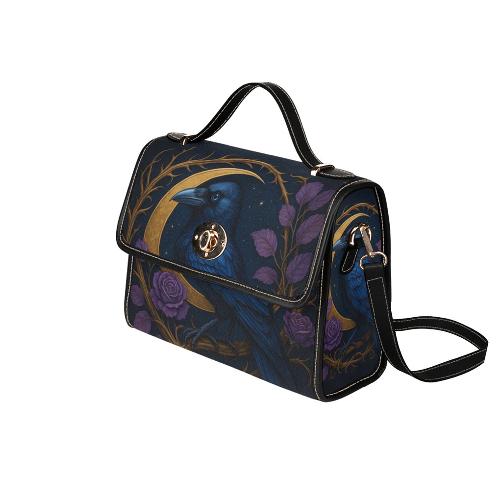 Crow & Moon Canvas Bag