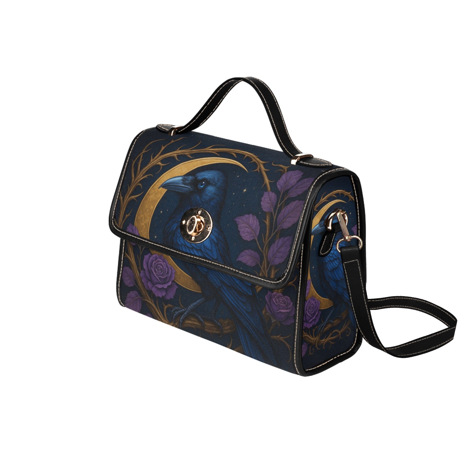 Crow & Moon Canvas Bag