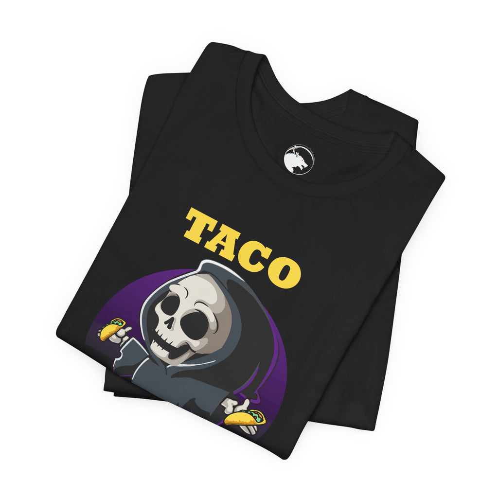 Taco Tuesday Tee  Cute Grim Reaper Holding Tacos Funny Food Lover Shirt