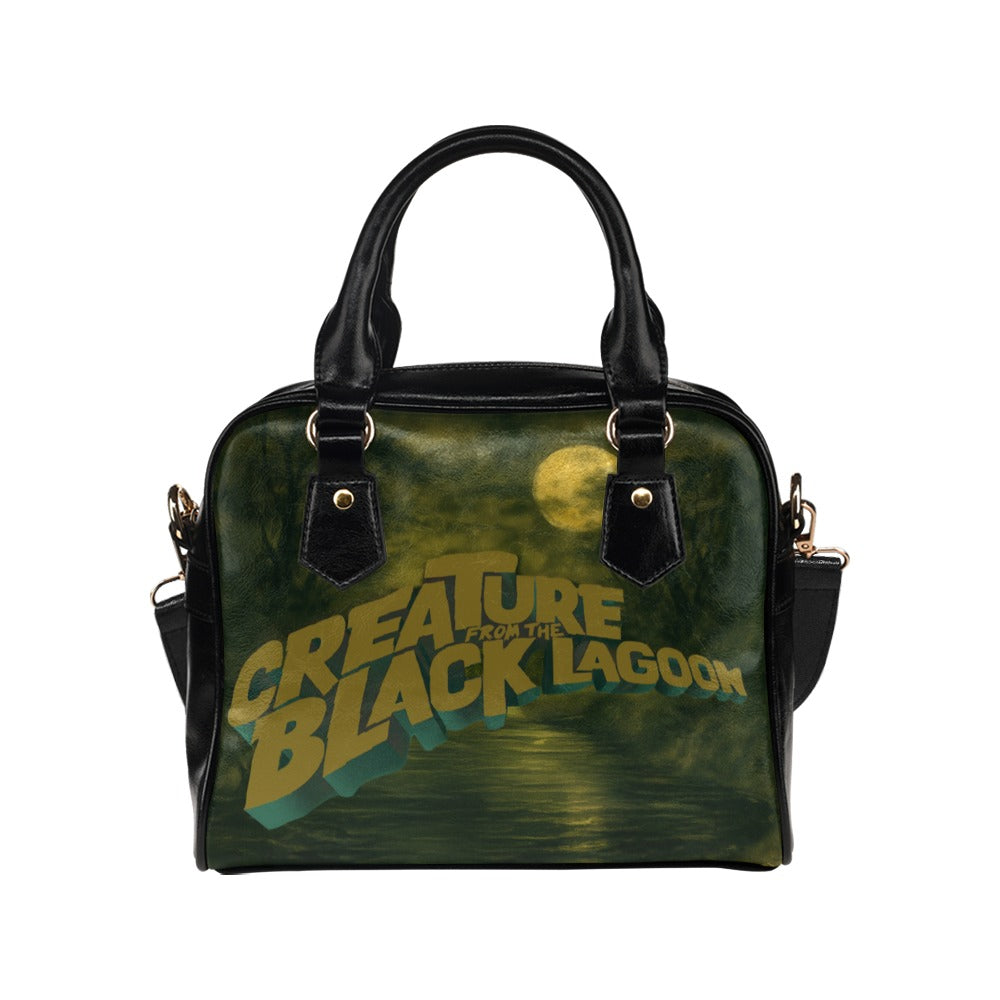 Black Lagoon Monster Shoulder Handbag