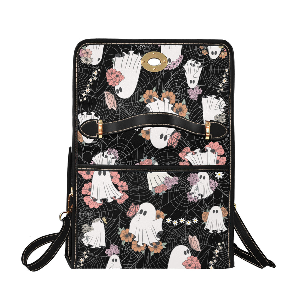 Ghost & Spiderweb Canvas Bag