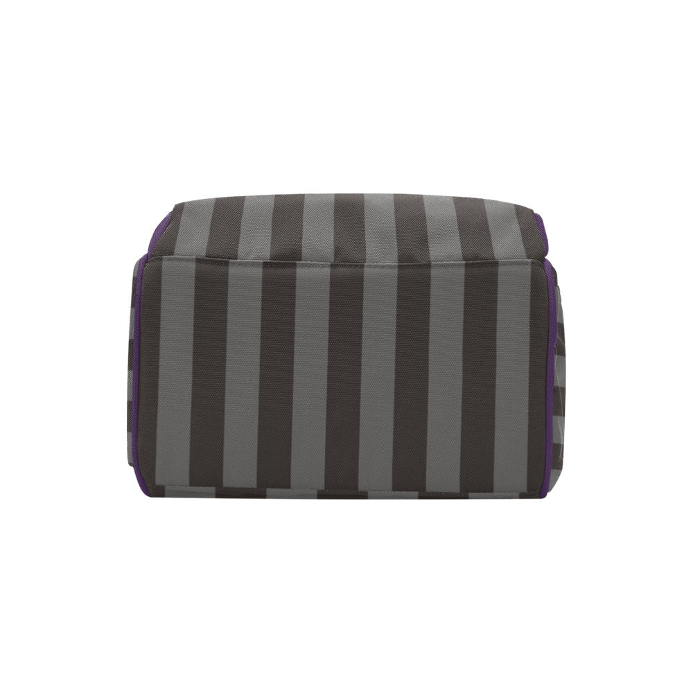 Purple Stripe Backpack