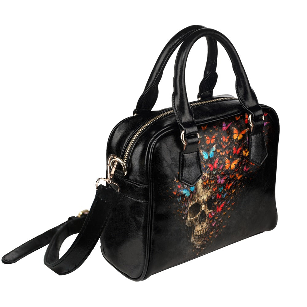Skull Butterfly Shoulder Handbag